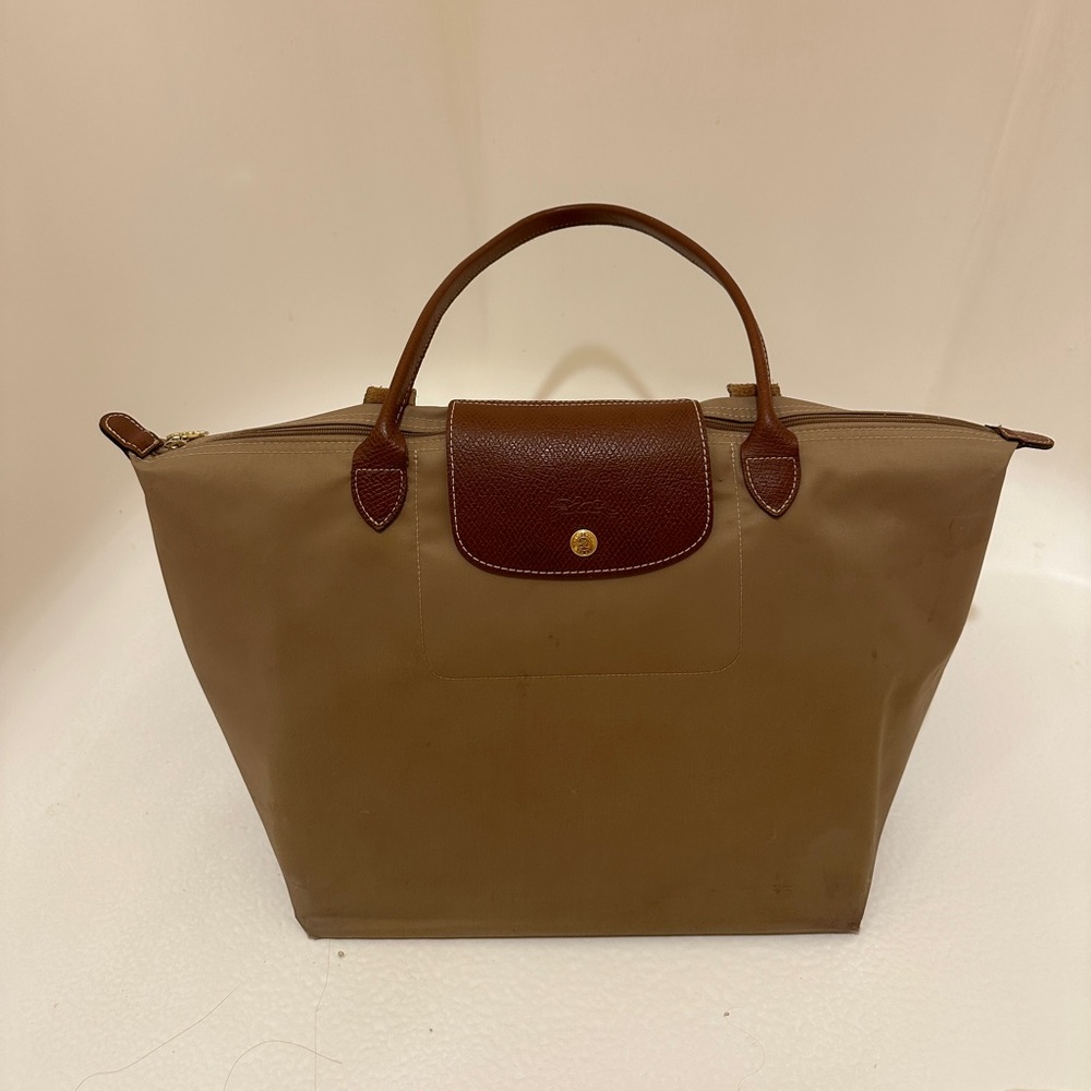 Longchamp Le pliage Large Tote with long handles